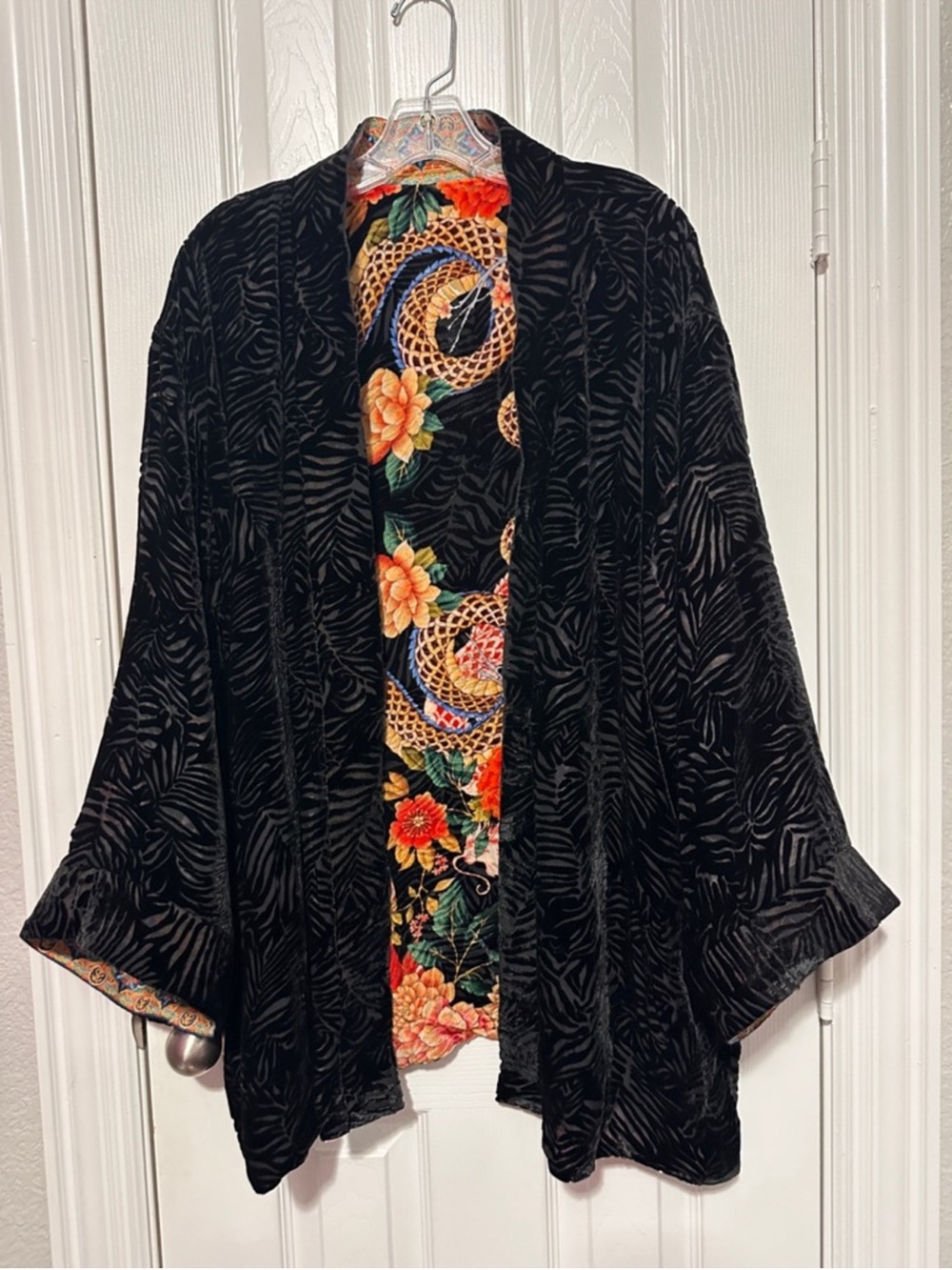 NWT JOHNNY WAS MERHAWI KIMONO JACKET - Picture 8 of 10